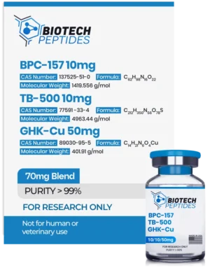 BPC-157 & TB-500 & GHK-Cu Blend (70mg)