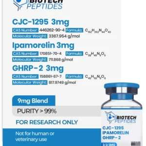 CJC-1295 (Mod GRF 1-29) & Ipamorelin & GHRP-2 Blend (9mg)