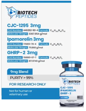 CJC-1295 (Mod GRF 1-29) & Ipamorelin & GHRP-2 Blend (9mg)