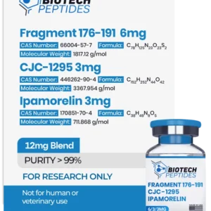 Fragment 176-191 & CJC-1295 & Ipamorelin Blend (12mg)