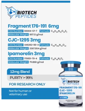 Fragment 176-191 & CJC-1295 & Ipamorelin Blend (12mg)