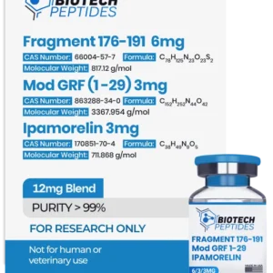 Fragment 176-191 & Mod GRF 1-29 & Ipamorelin Blend (12mg)