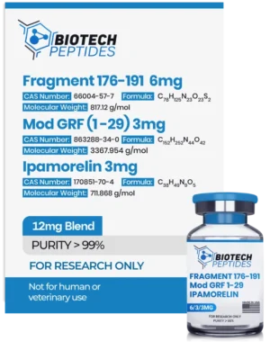 Fragment 176-191 & Mod GRF 1-29 & Ipamorelin Blend (12mg)