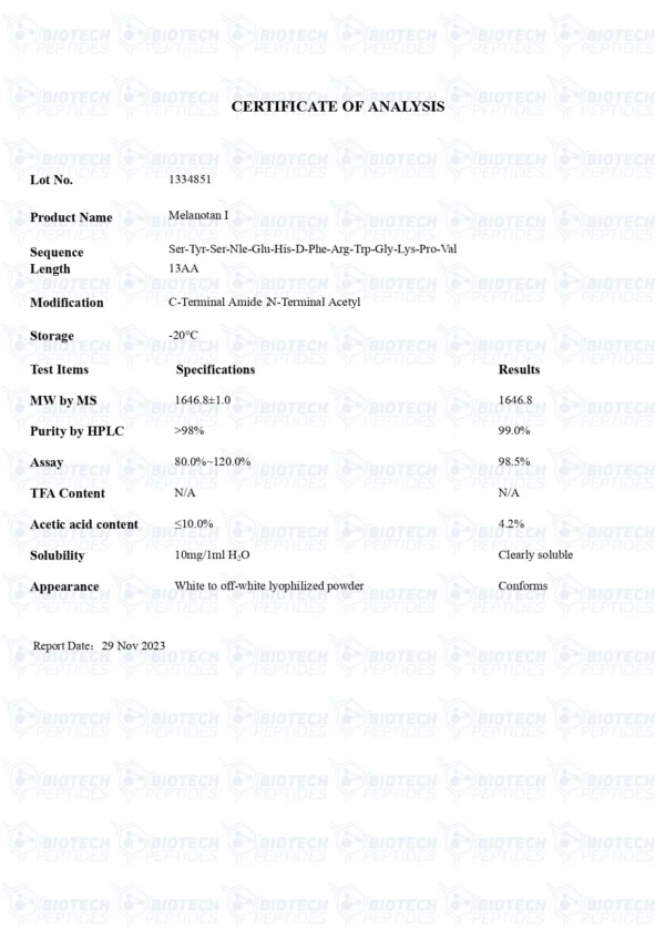 Melanotan 1 (10mg)