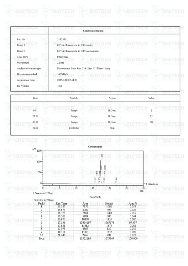 N-Acetyl Selank (10mg)