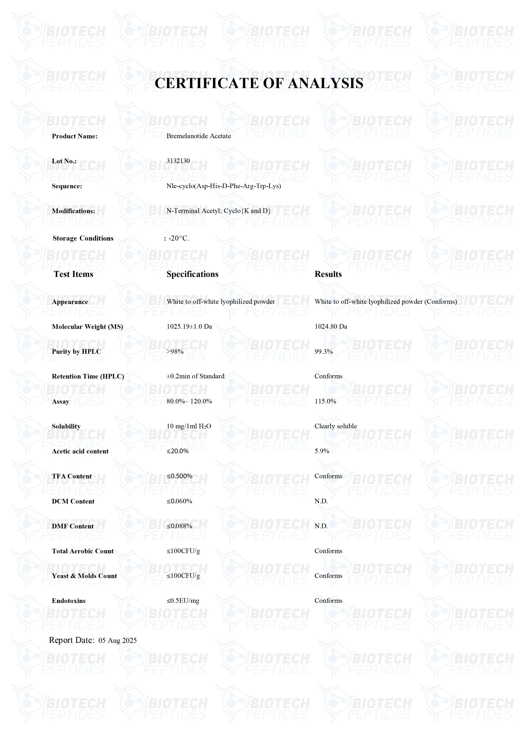 PT-141 (Bremelanotide) (10mg) 2 PT-141 (Bremelanotide) (10mg) - Image 2