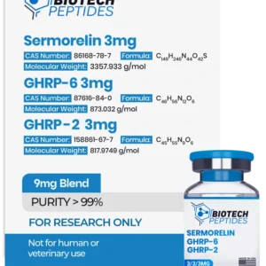 Sermorelin & GHRP-6 & GHRP-2 Blend (9mg)