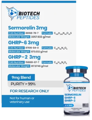Sermorelin & GHRP-6 & GHRP-2 Blend (9mg)