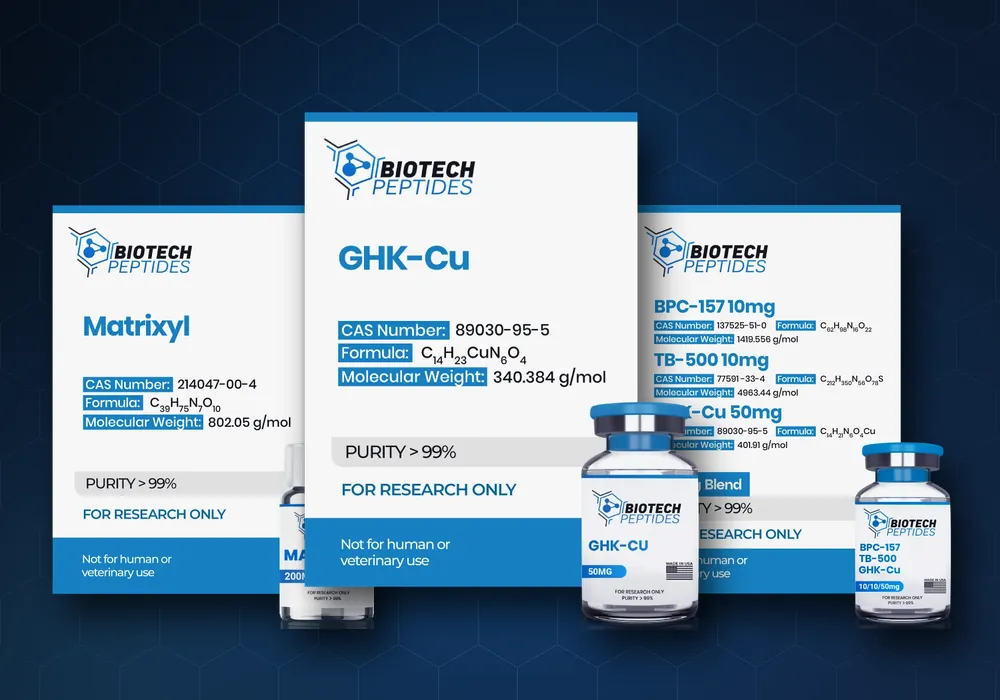 Matrixyl, GHK-Cu and the BPC-157 TB-500 GHK-Cu blend
