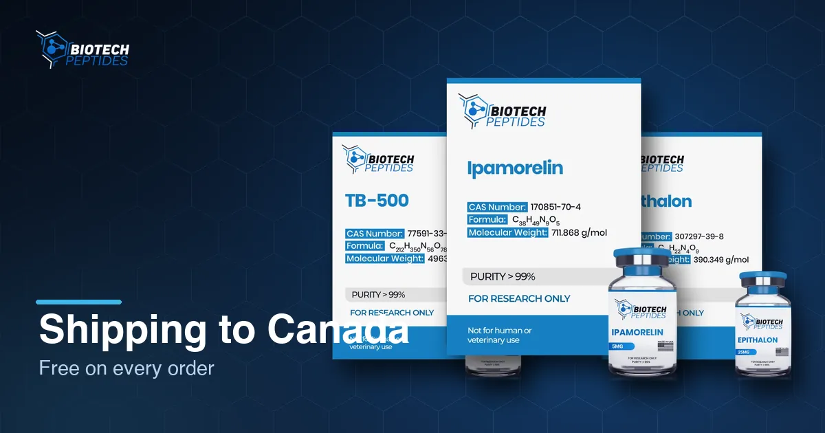 Biotech Peptides Blog 7 Biotech Peptides blog: Biotech Peptides shipping to Canada: boxes and vials ready to ship