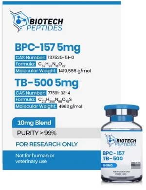 BPC-157 TB-500 Blend 10mg vial from Biotech Peptides