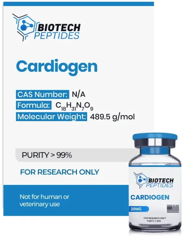 Cardiogen 20mg vial from Biotech Peptides