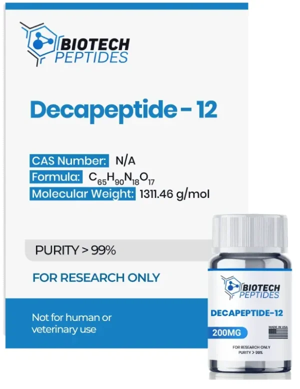 Decapeptide-12 200mg powder from Biotech Peptides