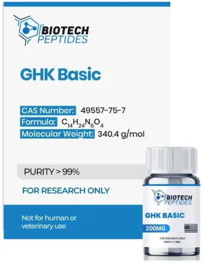 GHK Basic (Tripeptide-1) 200mg powder from Biotech Peptides
