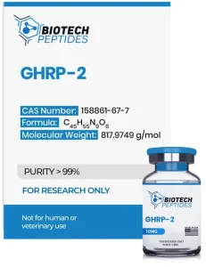 Biotech peptides GHRP-2 10mg box and vial