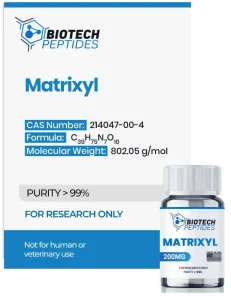 Biotech Peptides shipping in the US: Matrixyl 200mg (Palmitoyl Pentapeptide-4)