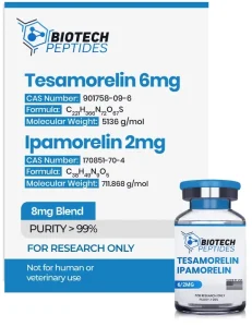 biotech peptides tesamorelin: Tesamorelin Ipamorelin Blend 8mg