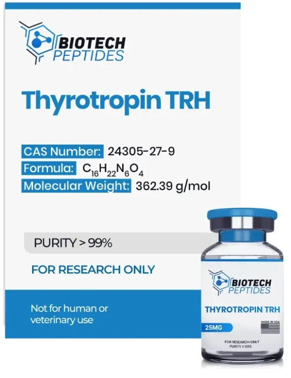 TRH 25mg (Protirelin) vial from Biotech Peptides TRH 25mg (Protirelin) vial from Biotech Peptides